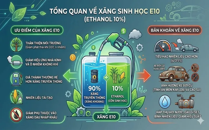 xang e10 co hai dong co khong nhung dieu can biet